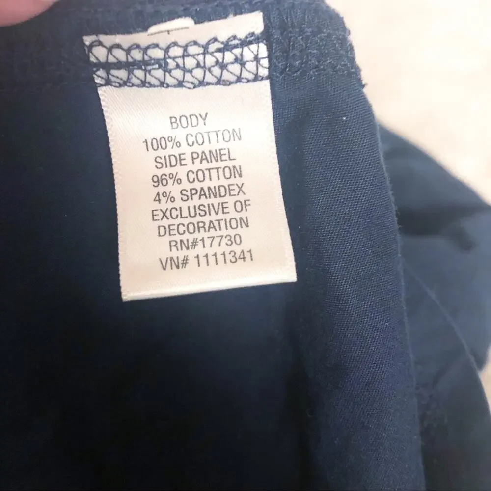 Converse One Star Dark Blue Button Down Shirt Women's Size Small - Picture 7 of 7